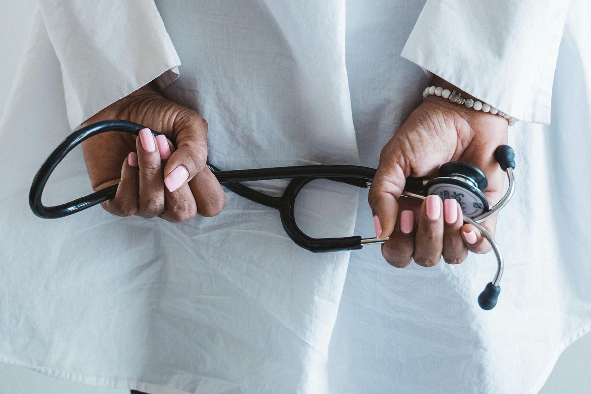 Ilustrasi dokter. 