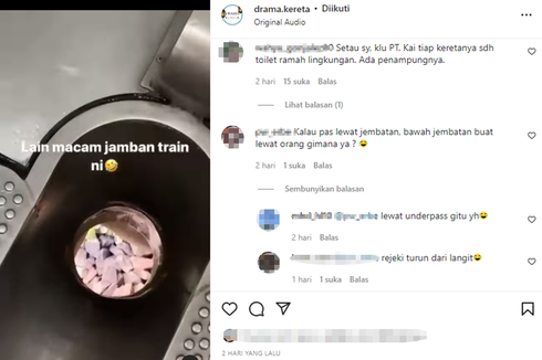Viral, Video Toilet Kereta Tampak Bolong Tanpa Tadah, Ini Kata KAI