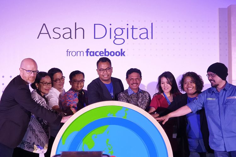Peluncuran program Asah Digital oleh Facebook di Jakarta, Rabu (20/11/2019).