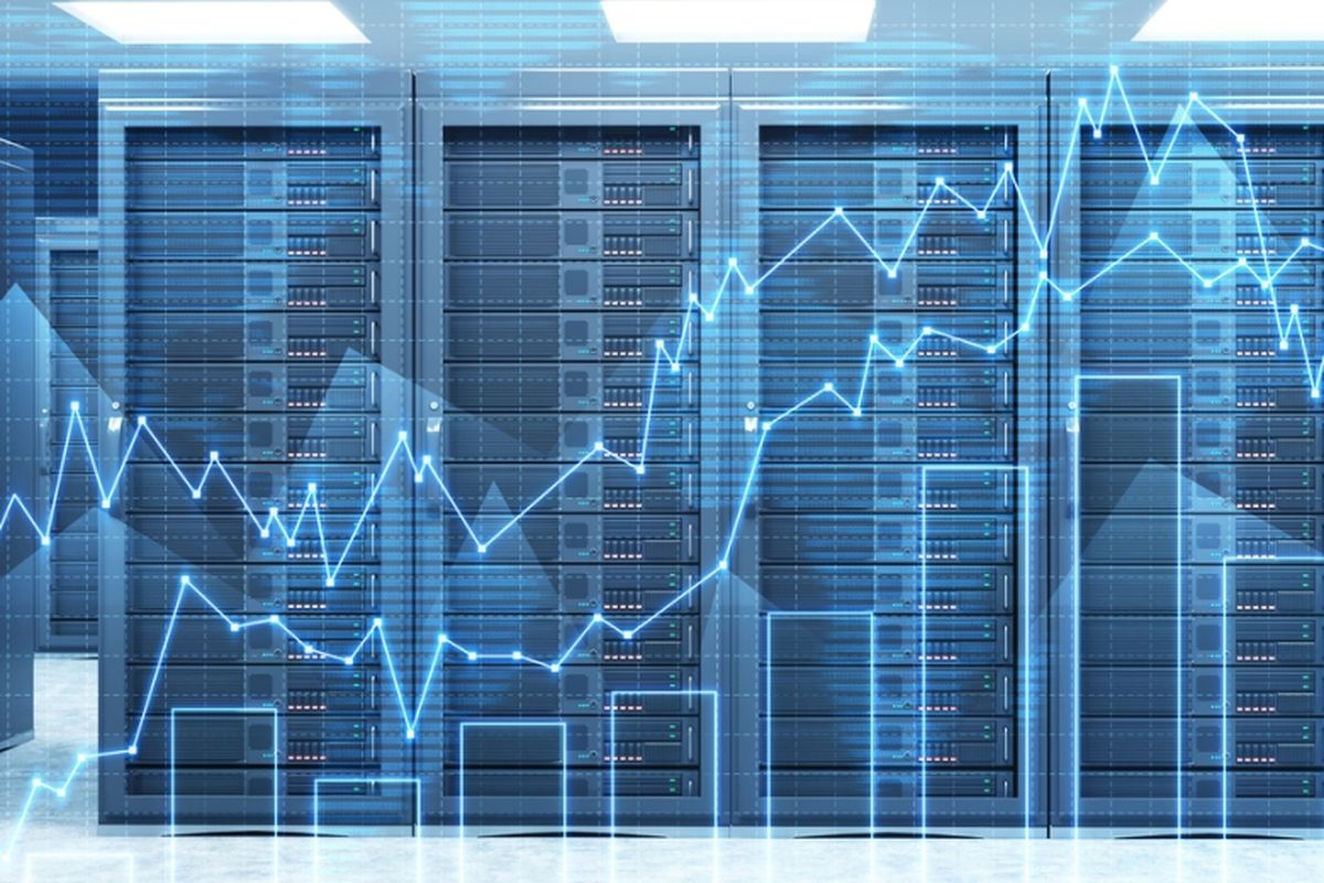 Ilustrasi peningkatan volume data global