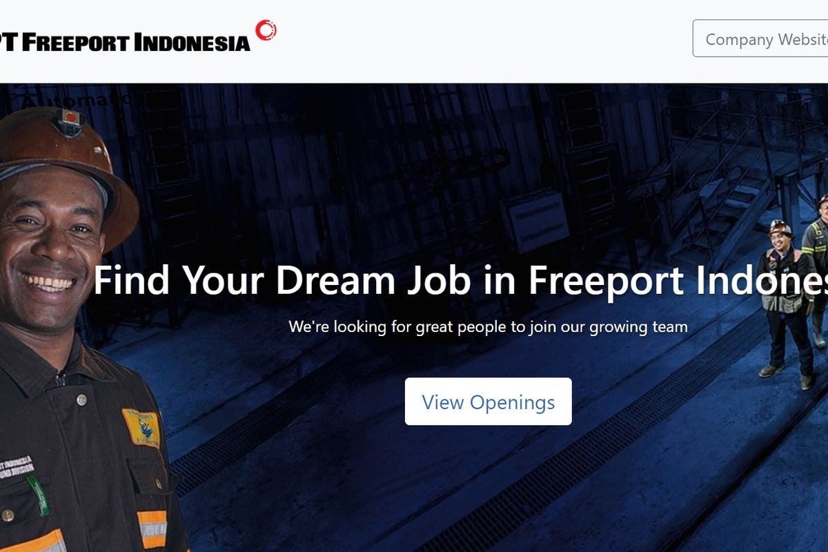 PT Freeport Indonesia (PTFI) membuka sejumlah lowongan pekerjaan yang bisa dilamar oleh lulusan Sarjana (S1) dari jurusan Teknik. 