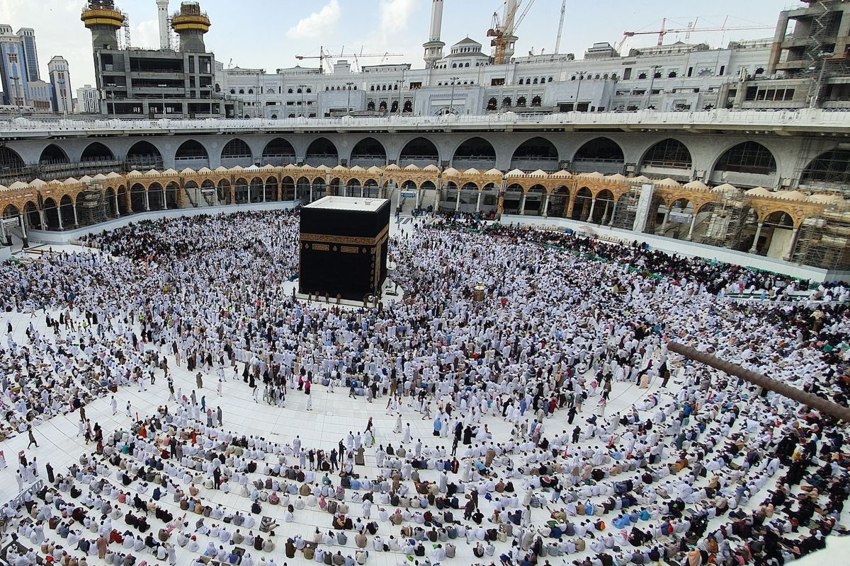 Ilustrasi umrah.