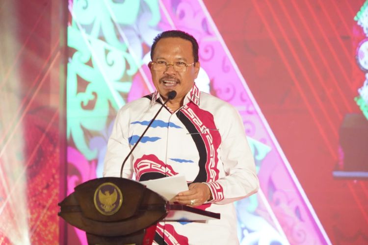 Sambutan Sekda Provinsi Kalteng H Nuryakin dalam acara KPID Kalteng Award 2023.
