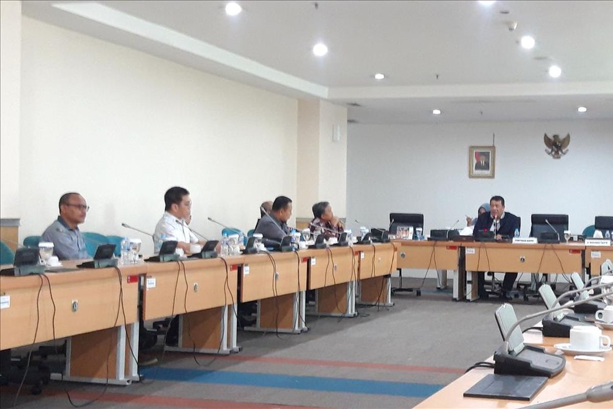 Wakil Ketua Pansus Pemilihan Wagub DKI Jakarta Bestari Barus di Gedung DPRD, Selasa (9/7/2019)