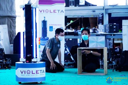 Violeta, Robot Sterilisasi Covid-19 Buatan ITS dan Unair