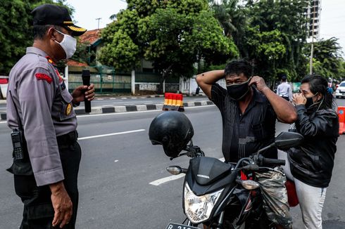 Hari Ketujuh PSBB Jakarta, Pengendara Mobil dan Motor Masih Bandel Tak Pakai Masker