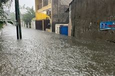 Hujan Deras Selasa Sore, 7 Ruas Jalan dan 2 Kelurahan di Jakarta Tergenang Banjir hingga 1 Meter