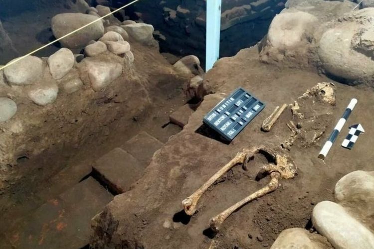 3 kerangka manusia di situs kumitir, Mojokerto diindentifikasi oleh pakar dari Unair 