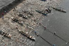 Wajah Pantai Sukaraja Lampung Usai Sampah yang Menumpuk Bertahun-tahun Dibersihkan