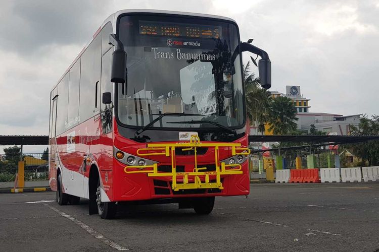 Bus Trans Banyumas akan mulai dioperasikan awal bulan Desember 2021.