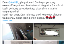 Viral, Twit Penumpang Kelas Eksekutif Keluhkan Kondisi dan Fasilitas Gerbong Kereta, Ini Kata KAI