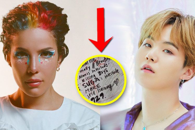 Halsey ajak Suga BTS kolaborasi untuk album terbarunya bertajuk Manic