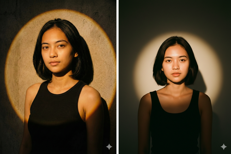 Perbandingan foto close-up olahan Gemini 3 Pro (kiri) dan Gemini 2.5 (kanan).