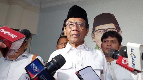 Mahfud Protes ke Ketua KPU soal Simulasi Surat Suara Hanya Tampilkan 2 Paslon