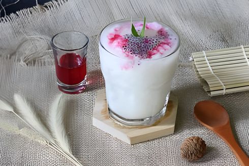 Resep Es Kopyor Sarang Burung, Minuman Segar untuk Buka Puasa