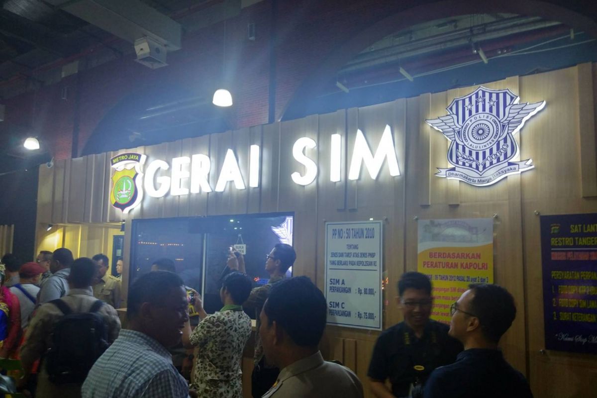 Gerai SIM terletak di Rame Rame Food Carnival Tangcity Mall lantai 2, Selasa (8/1/2019).