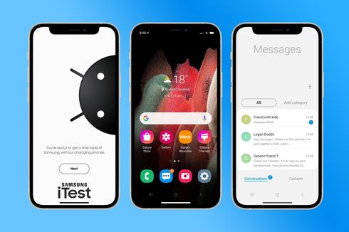 Samsung Sediakan Android di iPhone