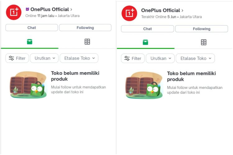 Tanda-tanda OnePlus Indonesia batal jualan di Indonesia melalui Tokopedia.
