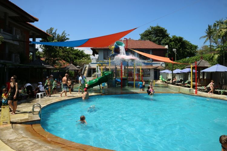 Suasana di Bali Dynasti Hotel, Kuta, Badung, Bali.