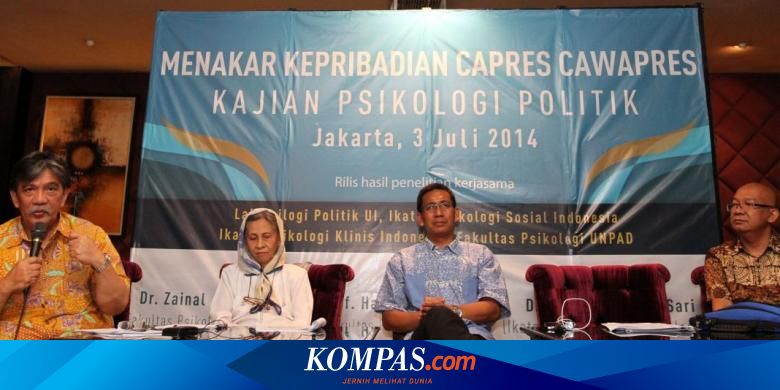 Survei Psikolog Prabowo Lebih Emosional Dibanding Jokowi