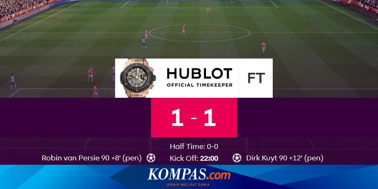 5 Tambahan Waktu Terlama Di Sepak Bola Ada Yang Sampai 45 Menit Halaman All Kompas Com
