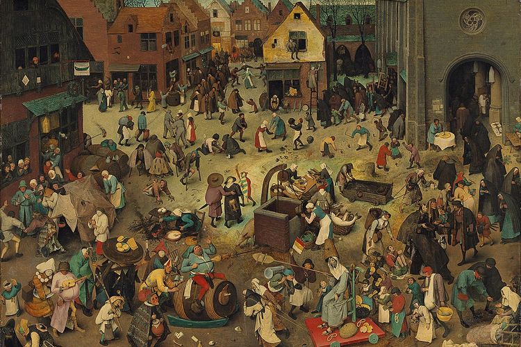 Ilustrasi suasana di Eropa pada Abad Pertengahan.