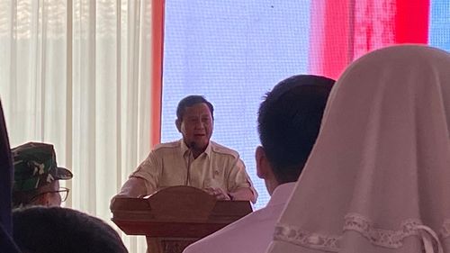 Kunker ke Banyumas, Prabowo: Saya Dilarang Kampanye, tapi Berharap Dalam Hati Tak Dilarang