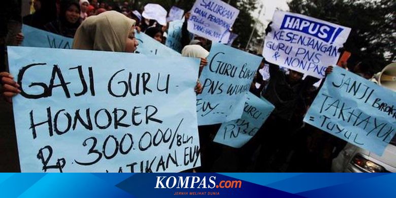 Guru Honorer Belum Alami Perbaikan Nasib