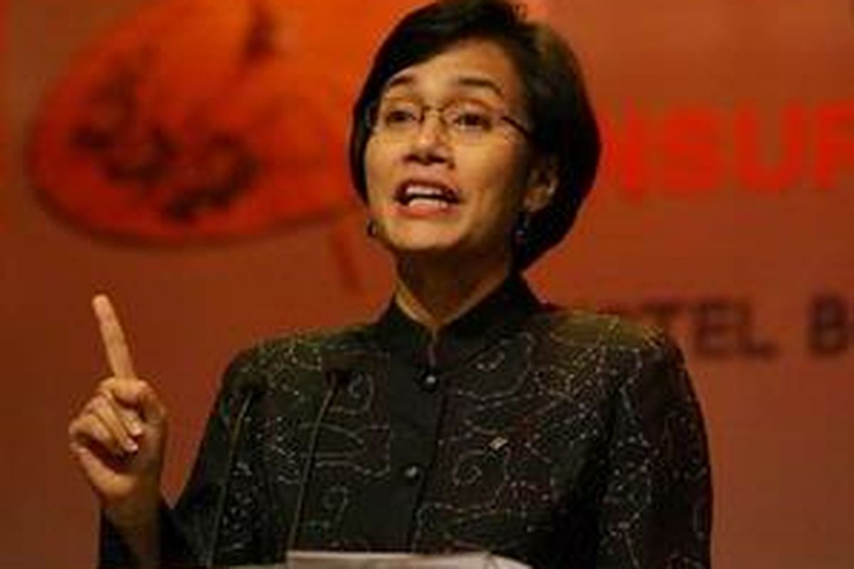 Menteri keuangan Sri Mulyani