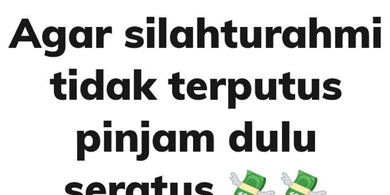 Menolak Meminjamkan Uang kepada Kerabat, Apakah Berdosa?