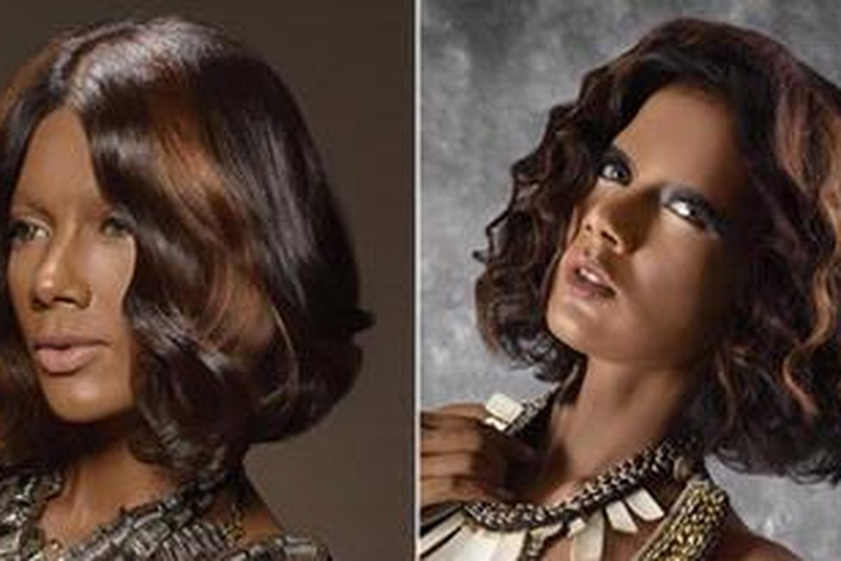 Koleksi Time Master - Autumn Winter Collection 2011/2012 LOreal Professionnel. Kreasi warna dan gaya rambut oleh Andy Lie, pure (kiri), wild (kanan).