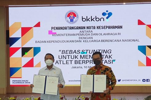 Ingin Atasi Stunting demi Cetak Atlet Berprestasi, Menpora Teken MoU dengan BKKBN