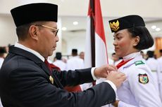 Wali Kota Makassar Kukuhkan Paskibraka Kota Makassar 2023