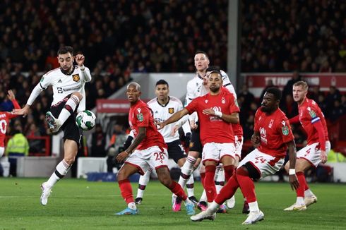 HT Nottingham Forest Vs Man United, Gol Debut Wout Weghorst!