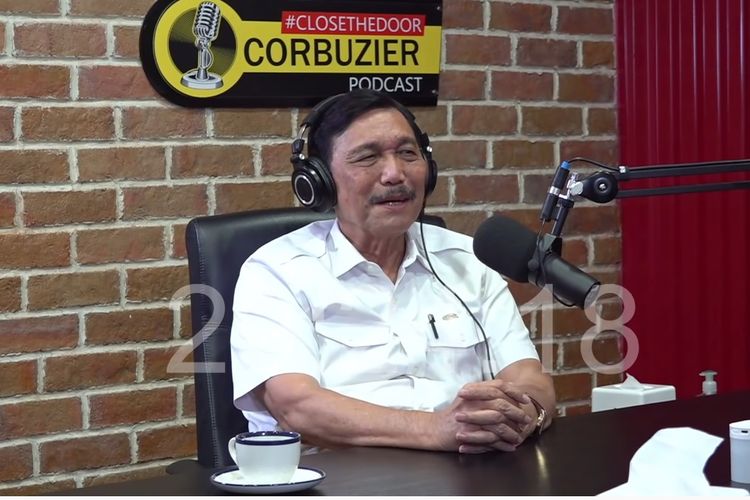 Menteri Koordinator Bidang Kemaritiman dan Investasi Luhut Binsar Pandjaitan menjadi tamu podcast Deddy Corbuzier.