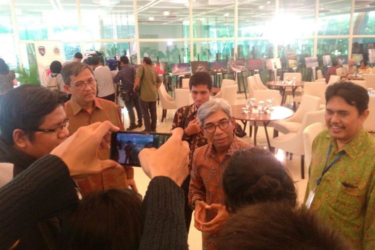 Wakil Menteri Luar Negeri Republik Indonesia AM Fachir dalam acara Diplomatic Gathering Football for Peace 2018 di Kementerian Luar Negeri, Selasa (8/5/2018).
