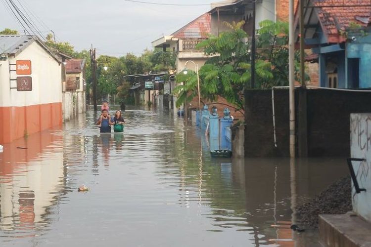 Update Banjir Sukoharjo: Permukiman Masih Tergenang Meski Debit Bengawan Solo Mulai Turun
