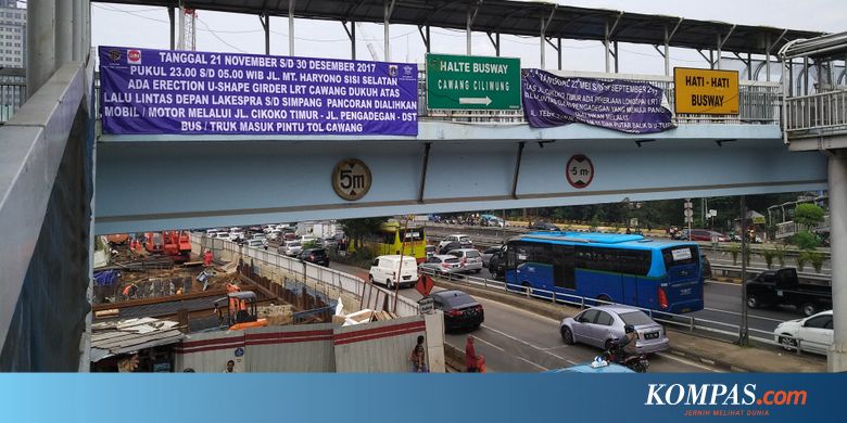 Ada Proyek LRT, Rute Transjakarta Andini Pinang Ranti-Pluit Dialihkan