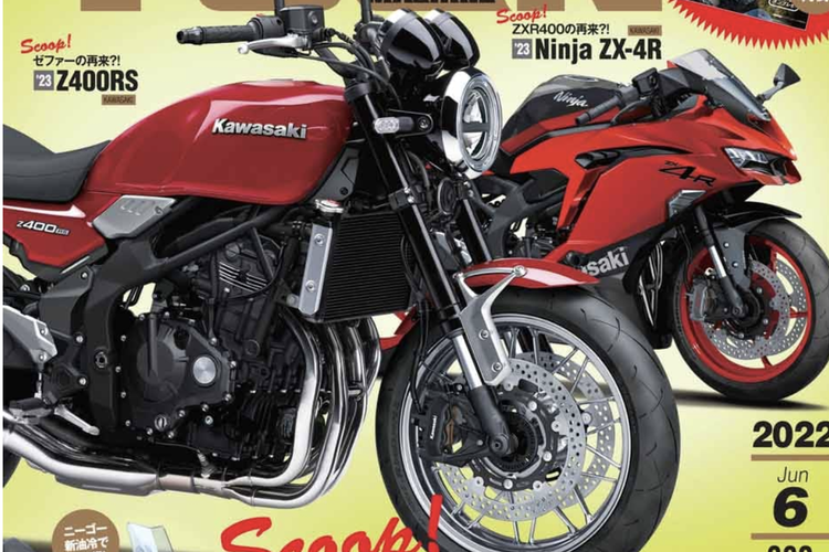 Render Motor Baru Kawasaki, Z400RS Mesin 400cc 4 Silinder