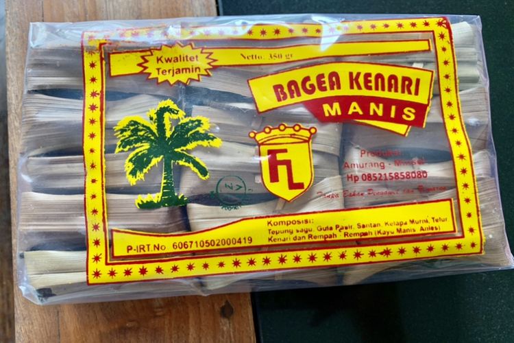 Ilustrasi Bagea Kenari khas Manado