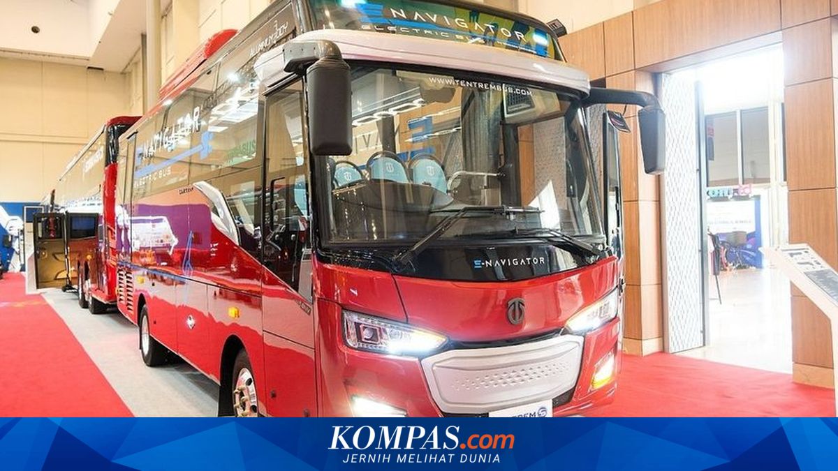 Bus Listrik Karoseri Tentrem Jadi Kendaraan Tambang PO Bagong