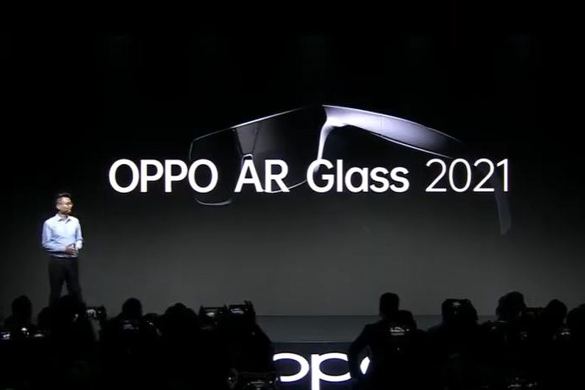 Ilustrasi Oppo AR Glass 2021.