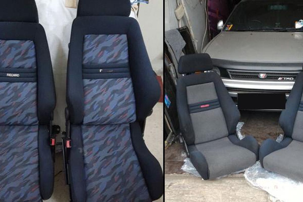 Jok Recaro dan OEM eks Singapura.