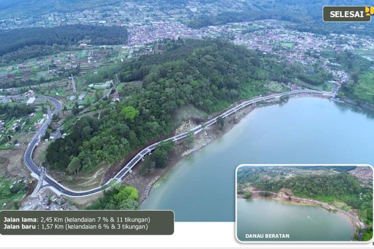 Pembiayaan proyek jalan pintas Mengwitani-Singaraja berasal dari APBN sebesar Rp 968,26 miliar.
