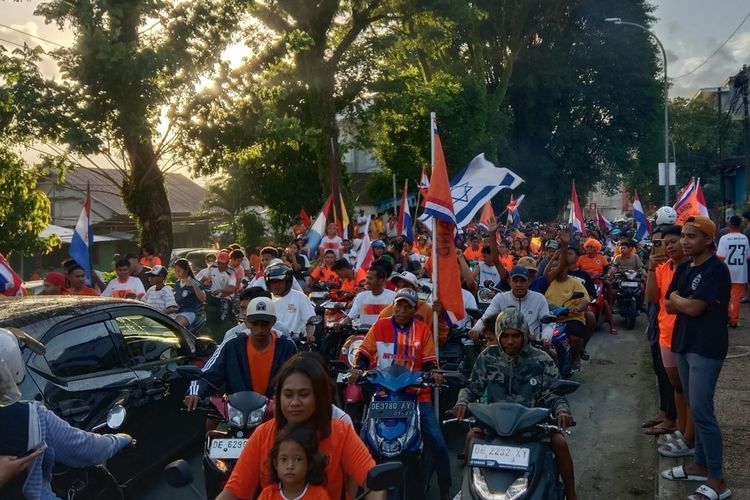 Belanda Ditahan Imbang Jepang, Ribuan Fans di Ambon Tetap Konvoi di Jalan