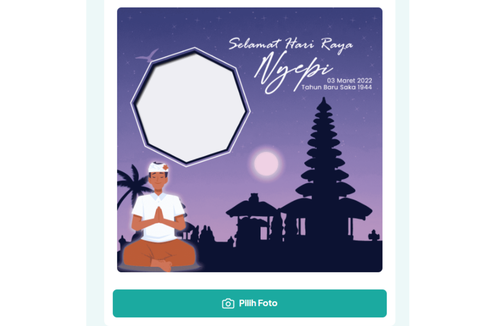 15 Link Download Twibbon Hari Raya Nyepi dan Cara Pakainya 