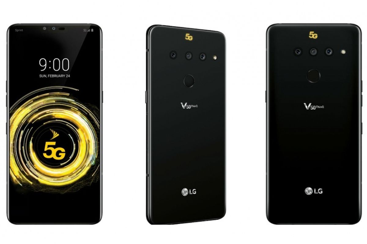  Ilustrasi LG V50 ThinQ