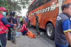 Pesepeda di Magetan Tewas Tertabrak Bus yang Hendak Mendahului