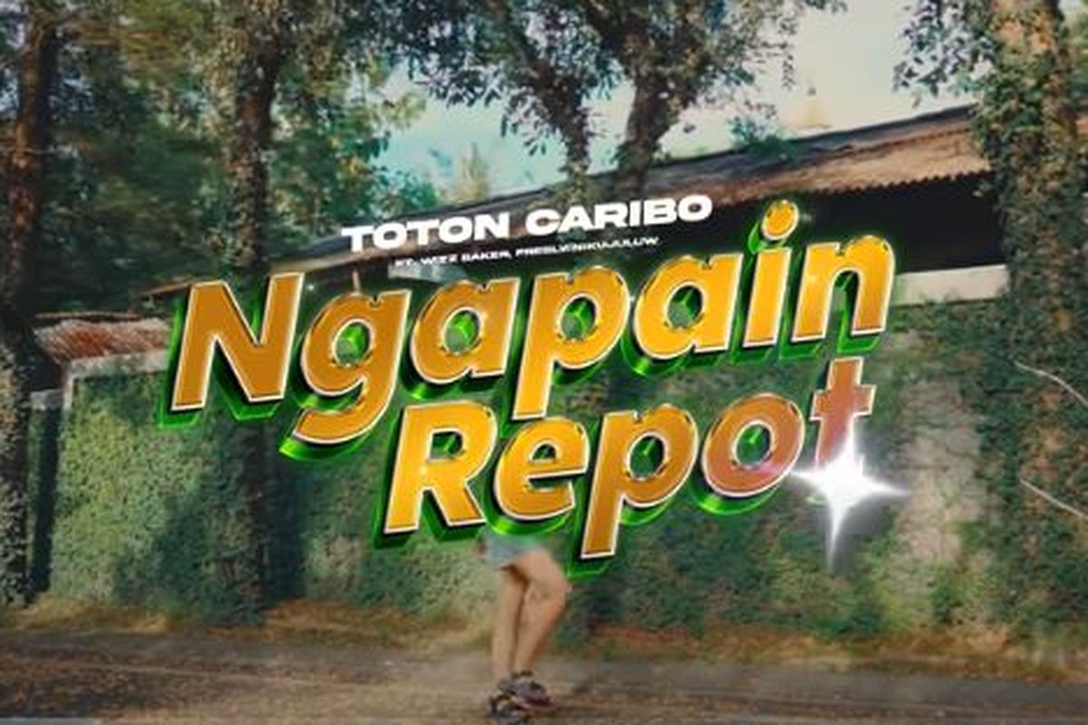 Lirik lengkap lagu timur ?Ko tolong bilang cinta ka tidak? berjudul Ngapain Repot dari Toton Caribo ft Wizz Baker, Fresly Nikijuluw yang viral di TikTok. 