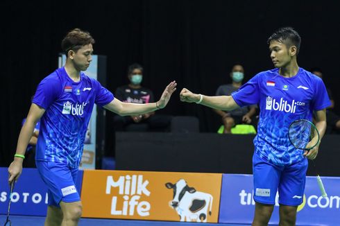 Hasil Piala Thomas - Fajar/Rian Tumbang, Indonesia Vs Taiwan 1-1